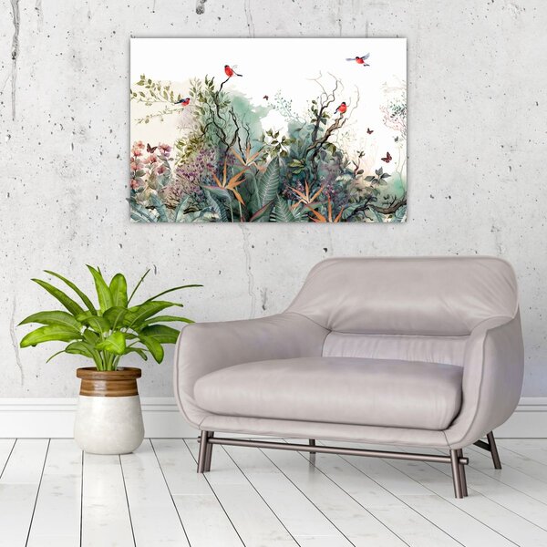 Slika - Prirodni krajolik, akvarel (90x60 cm)