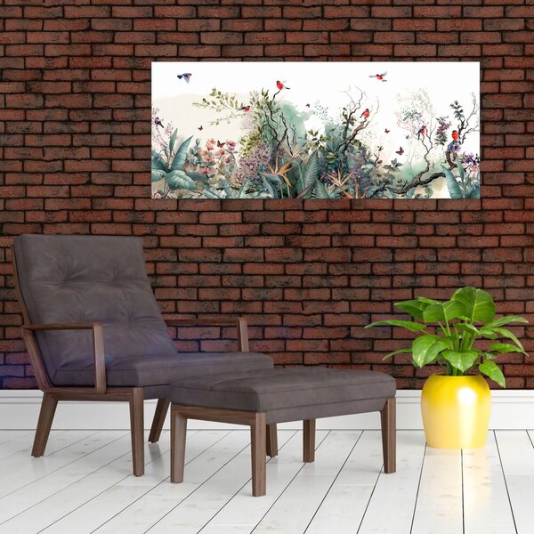 Slika - Prirodni krajolik, akvarel (120x50 cm)