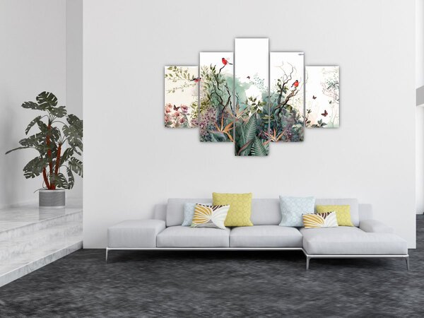 Slika - Prirodni krajolik, akvarel (150x105 cm)