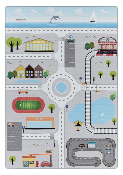Sivi dječji tepih 160x230 cm Play – Ayyildiz Carpets