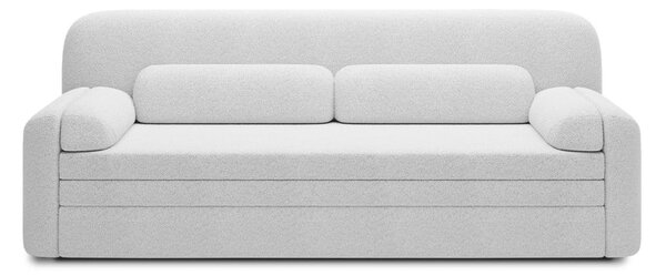Bijela sklopiva/s prostorom za odlaganje sofa od bouclé tkanine 236 cm Elioss – ELTAP