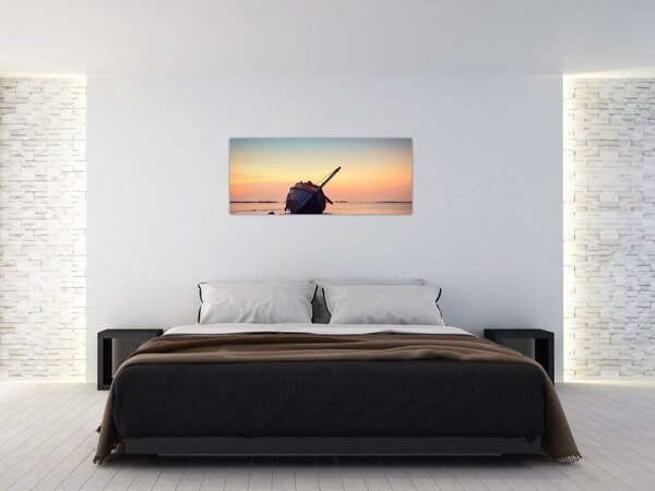 Slika - Nasukani brod (120x50 cm)