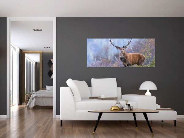 Slika - Jelen u krajoliku (120x50 cm)