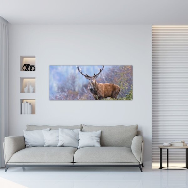 Slika - Jelen u krajoliku (120x50 cm)