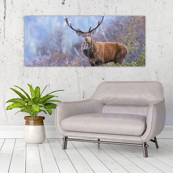 Slika - Jelen u krajoliku (120x50 cm)