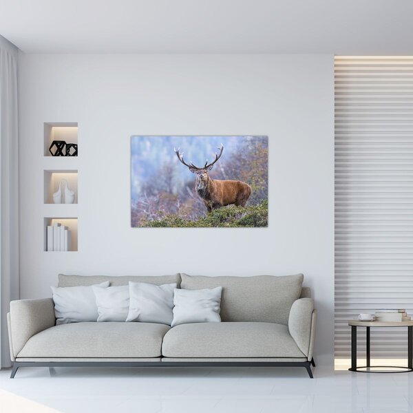 Slika - Jelen u krajoliku (90x60 cm)