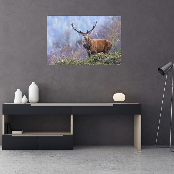 Slika - Jelen u krajoliku (90x60 cm)