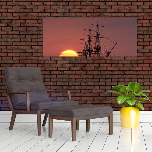 Slika - Srednjovjekovni brod (120x50 cm)
