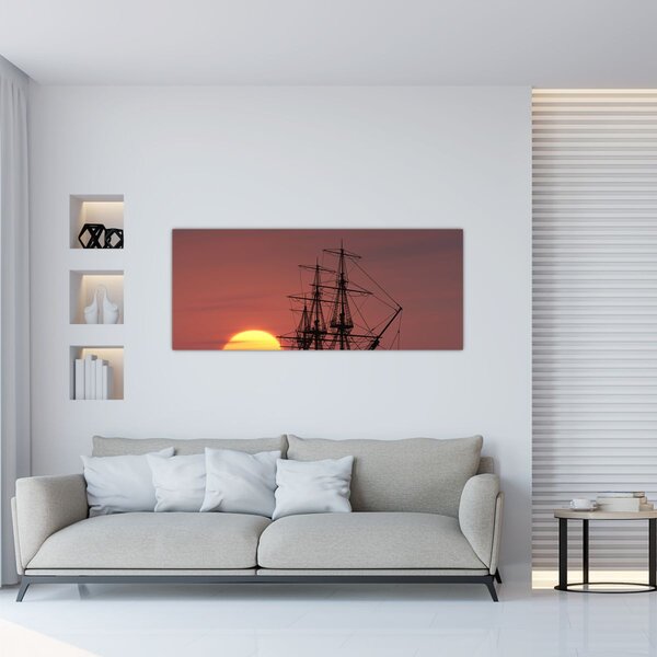 Slika - Srednjovjekovni brod (120x50 cm)