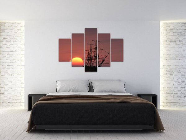 Slika - Srednjovjekovni brod (150x105 cm)