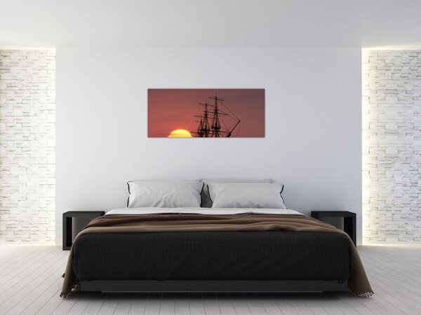 Slika - Srednjovjekovni brod (120x50 cm)