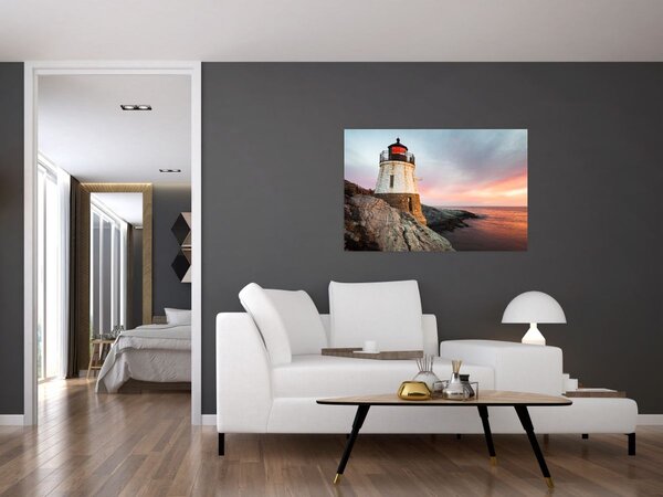 Slika - Svjetionik Castle Hill (90x60 cm)