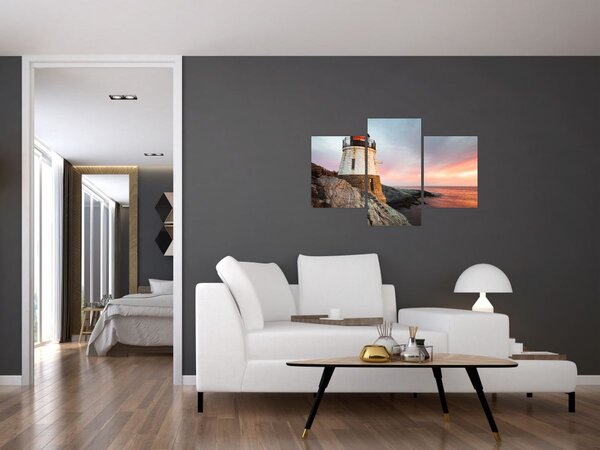 Slika - Svjetionik Castle Hill (90x60 cm)