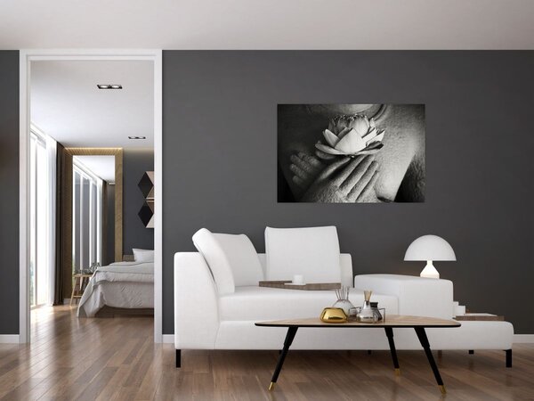 Slika - Lotos u Buddhinim rukama (90x60 cm)