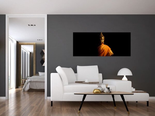 Slika - Zlatni kip Bude (120x50 cm)