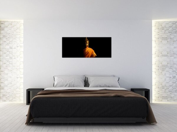 Slika - Zlatni kip Bude (120x50 cm)