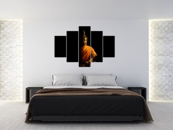 Slika - Zlatni kip Bude (150x105 cm)