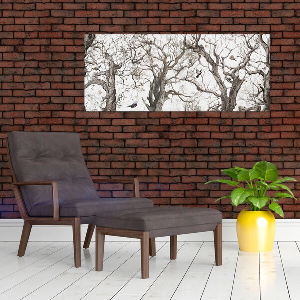 Slika - Šumski uzorak, crtež (120x50 cm)
