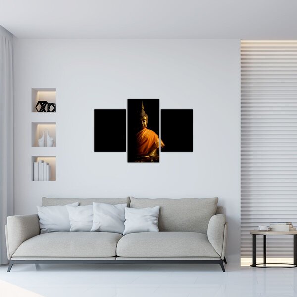 Slika - Zlatni kip Bude (90x60 cm)