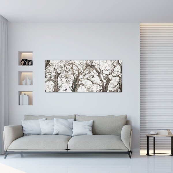 Slika - Šumski uzorak, crtež (120x50 cm)