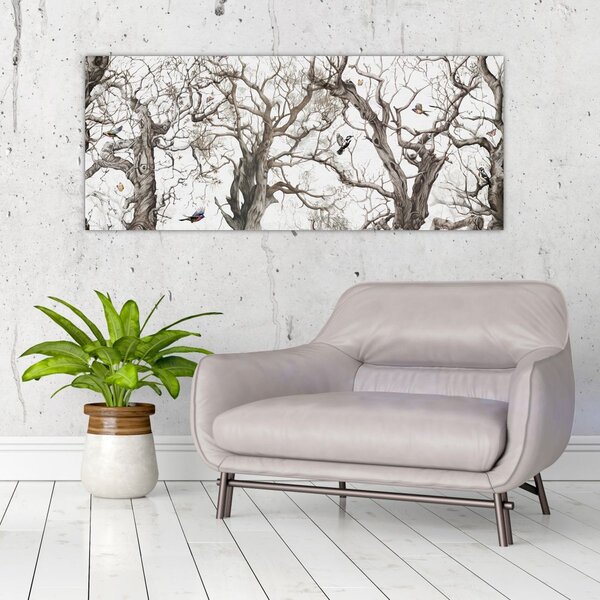 Slika - Šumski uzorak, crtež (120x50 cm)