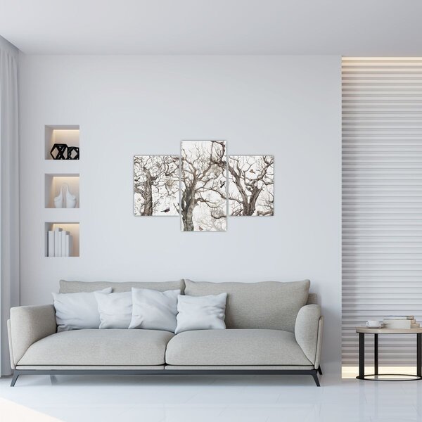 Slika - Šumski uzorak, crtež (90x60 cm)