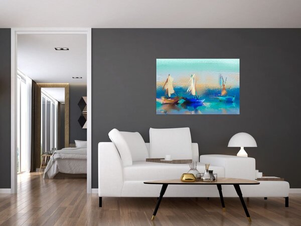 Slika - Slikanje pejzaža, slikanje (90x60 cm)