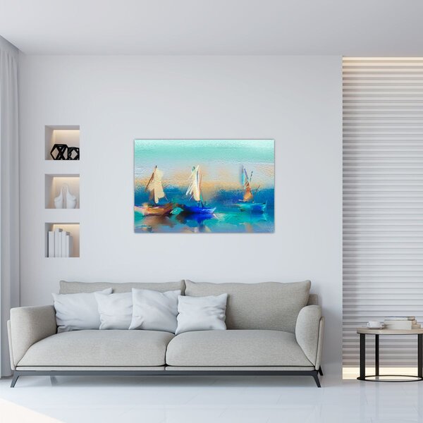 Slika - Slikanje pejzaža, slikanje (90x60 cm)
