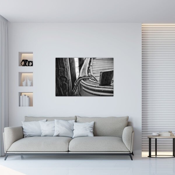 Slika - Privezani čamac (90x60 cm)