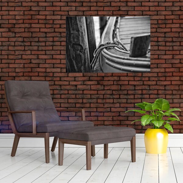 Slika - Privezani čamac (90x60 cm)