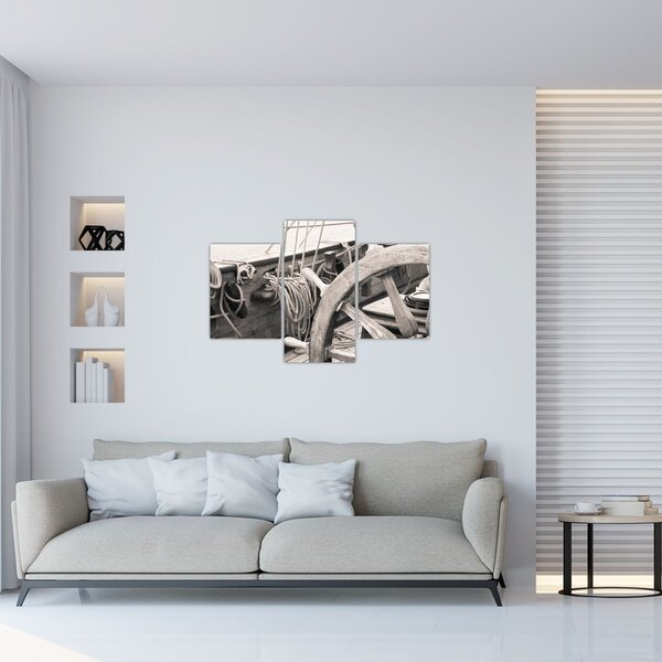 Slika - Kormilo jedrilice (90x60 cm)