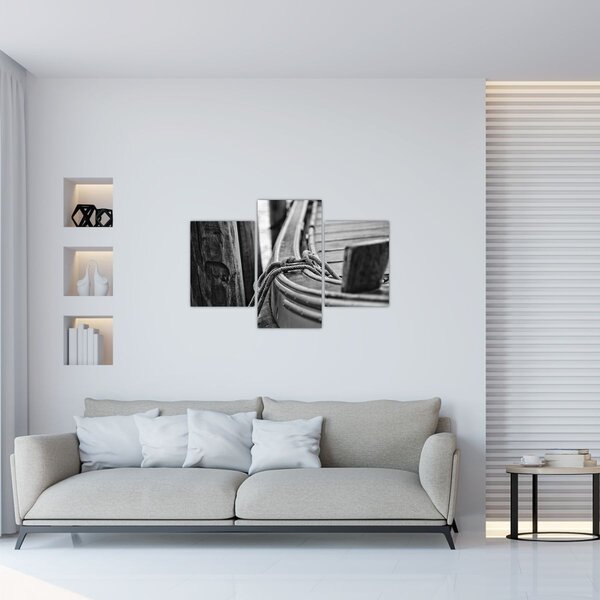 Slika - Privezani čamac (90x60 cm)