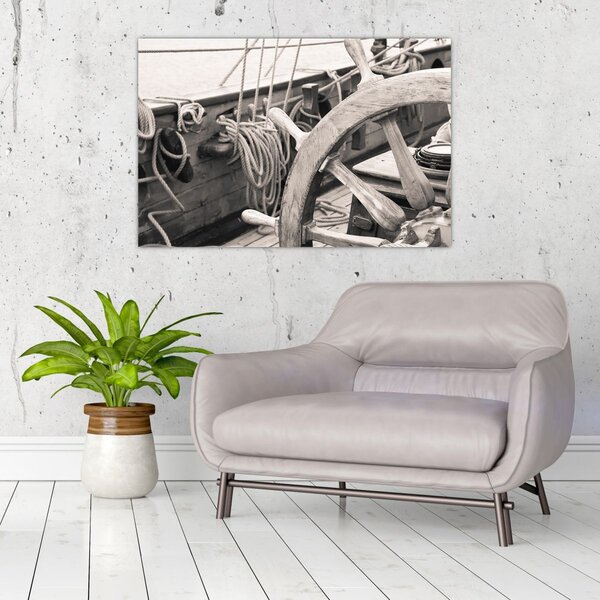 Slika - Kormilo jedrilice (90x60 cm)