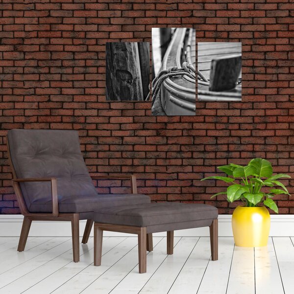 Slika - Privezani čamac (90x60 cm)