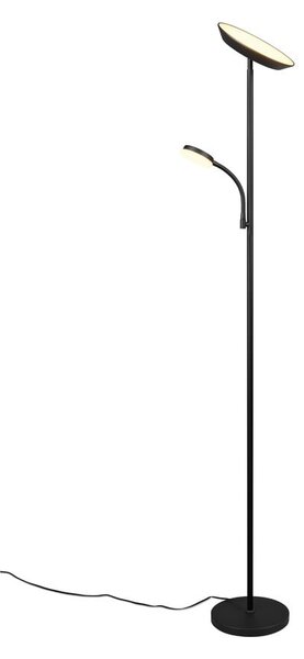 Crna LED stojeća svjetiljka (visina 178 cm) Specter – Reality