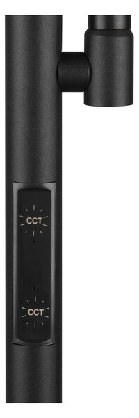 Crna LED stojeća svjetiljka (visina 178 cm) Specter – Reality