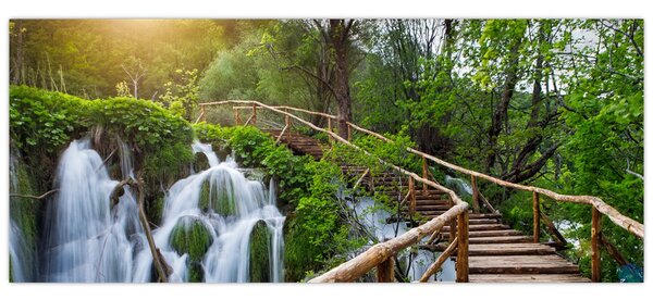 Slika - Plitvička jezera (120x50 cm)