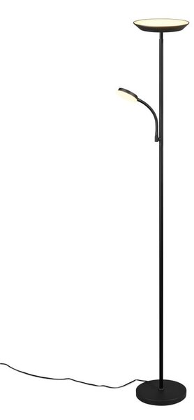 Crna LED stojeća svjetiljka (visina 178 cm) Specter – Reality