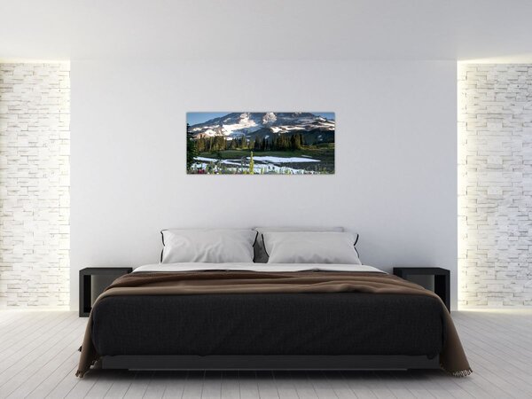 Slika - Mount Rainier (120x50 cm)