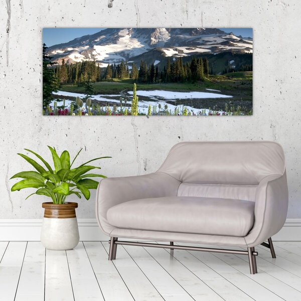 Slika - Mount Rainier (120x50 cm)