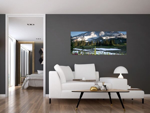 Slika - Mount Rainier (120x50 cm)