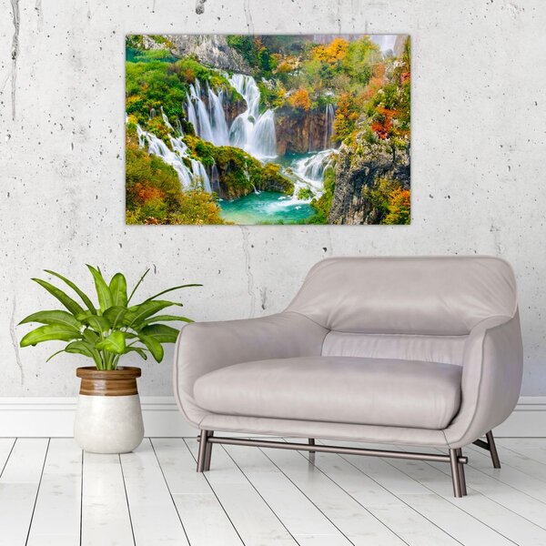 Slika - Nacionalni park Plitvička jezera (90x60 cm)