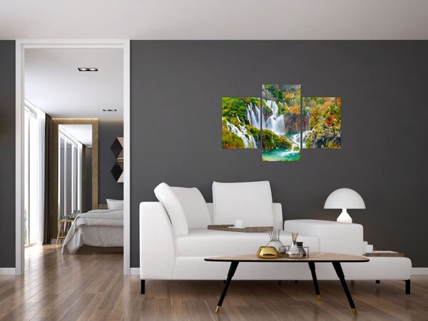 Slika - Nacionalni park Plitvička jezera (90x60 cm)