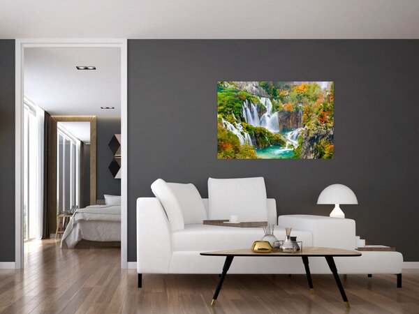 Slika - Nacionalni park Plitvička jezera (90x60 cm)