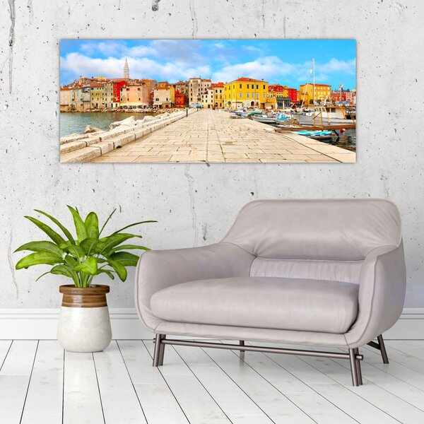 Slika - Stari istarski grad Poreč, Hrvatska (120x50 cm)