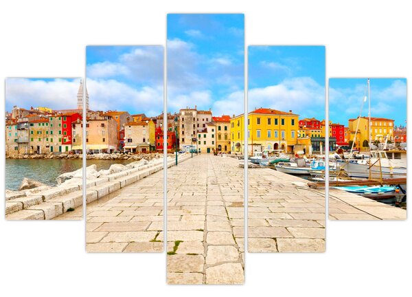 Slika - Stari istarski grad Poreč, Hrvatska (150x105 cm)