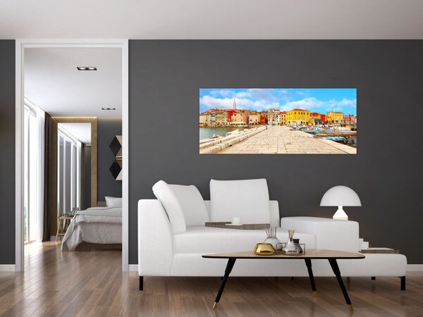 Slika - Stari istarski grad Poreč, Hrvatska (120x50 cm)
