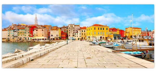 Slika - Stari istarski grad Poreč, Hrvatska (120x50 cm)