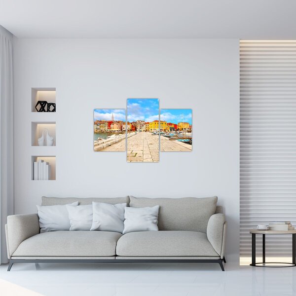 Slika - Stari istarski grad Poreč, Hrvatska (90x60 cm)