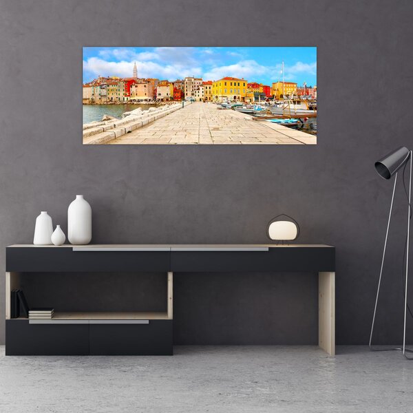 Slika - Stari istarski grad Poreč, Hrvatska (120x50 cm)